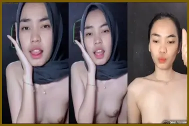 Cewe Jilbab Tocil Tiktoker Exclusive Joged Bugil