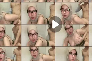 Cewek Jilbab Cantik Kacamata Binal Ke Enakan Di Doggy