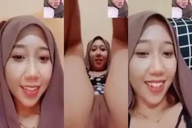Siaran Ukhti Hijab Imut Cantik Di Kasur